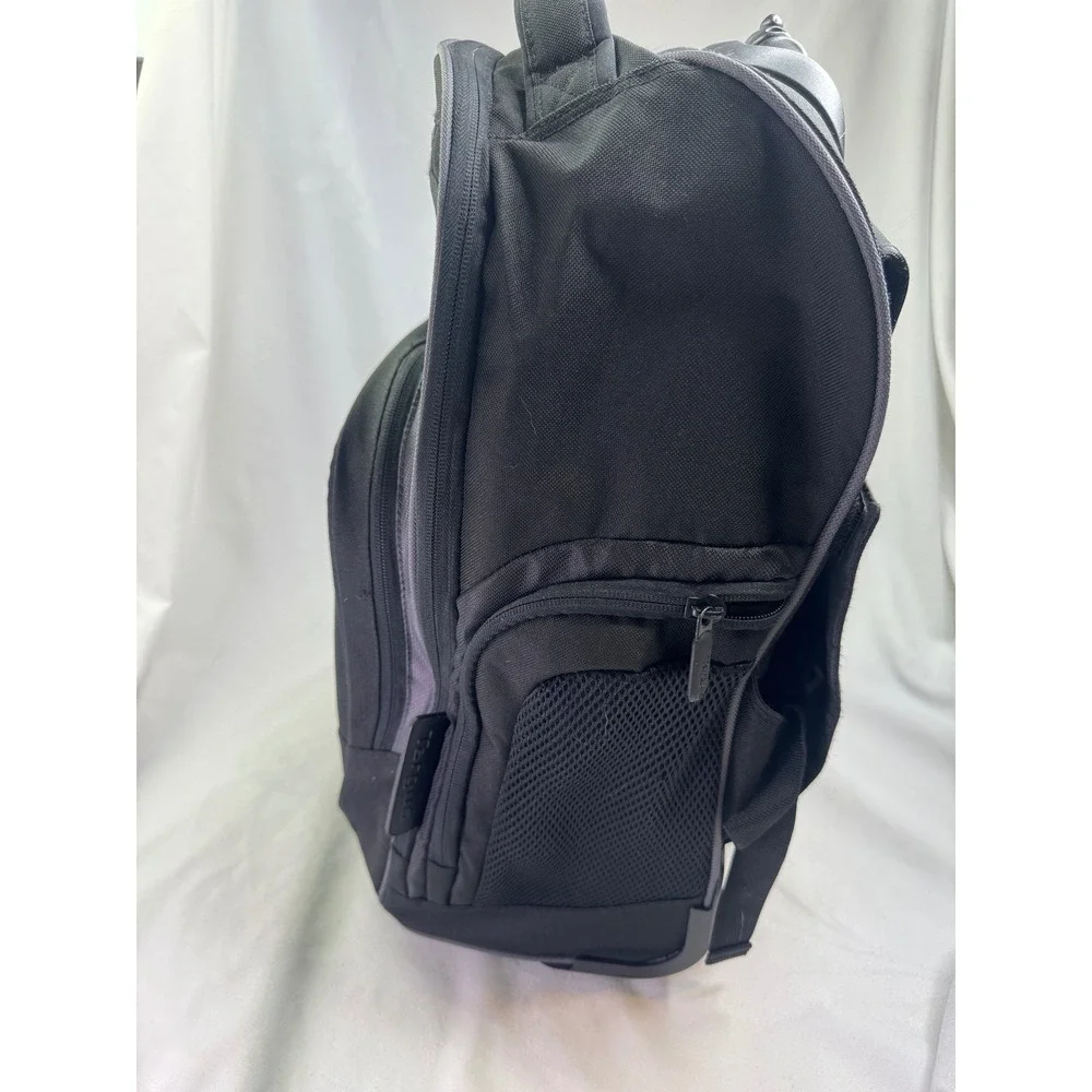 Targus Rolling Laptop Backpack Black Grey Travel Business Wheeled Bag Case